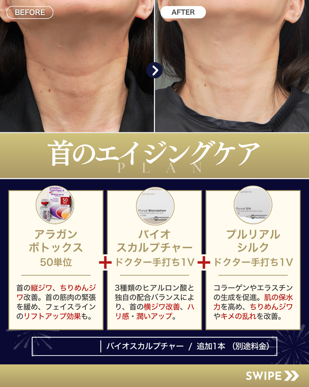 首のエイジングケアプラン